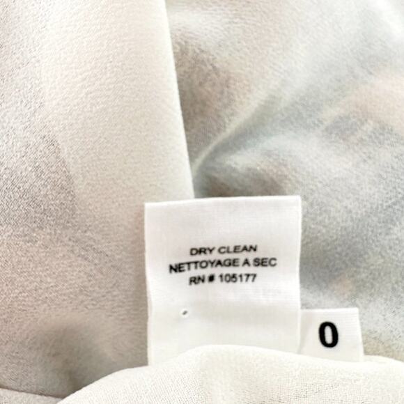 ULLA JOHNSON Cicely Silk Blend Dress in Ivory 0 - Picture 8 of 9